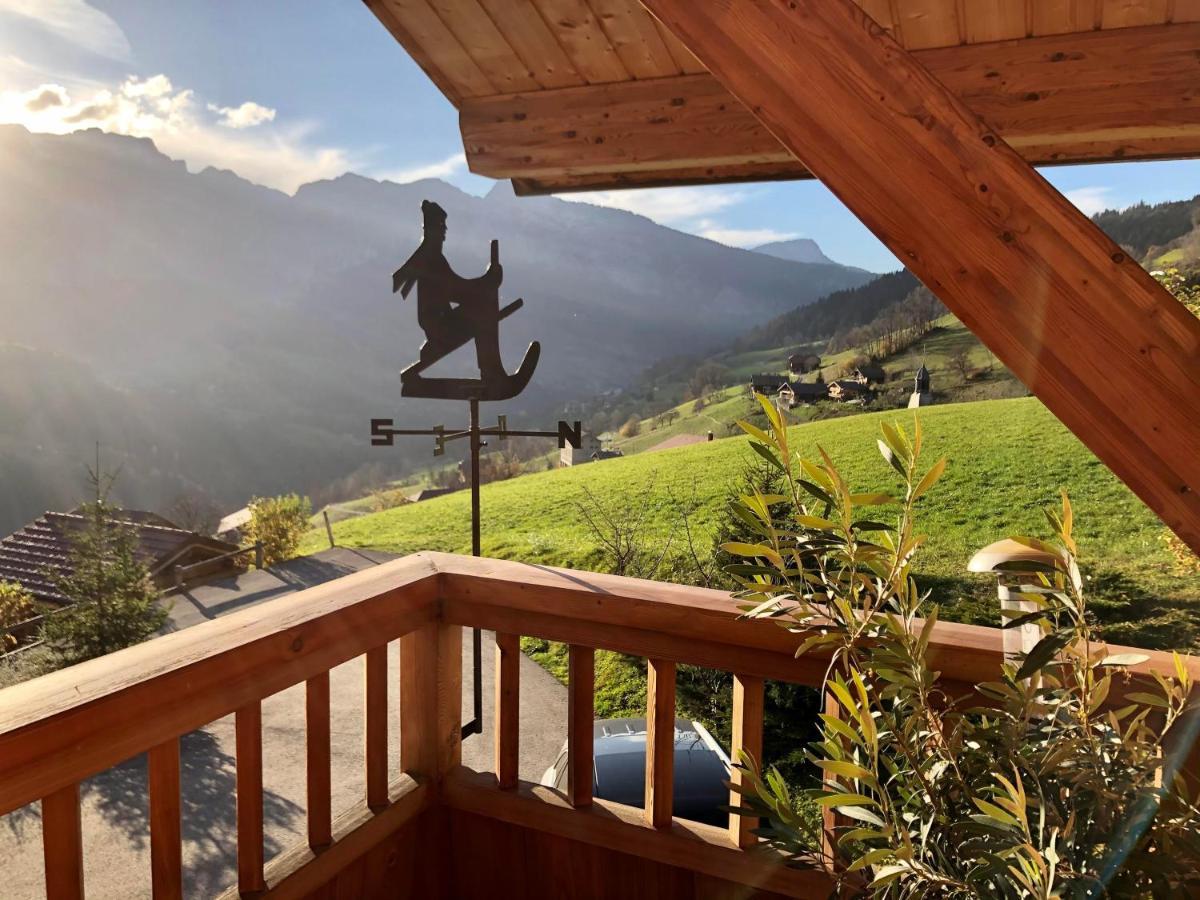 Le Paret Chambres D'Hotes De Charme & Spa Manigod Exterior foto