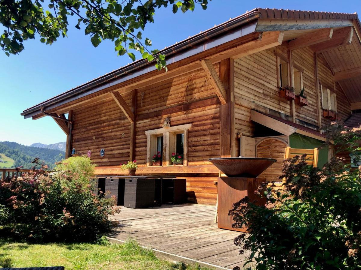 Le Paret Chambres D'Hotes De Charme & Spa Manigod Exterior foto