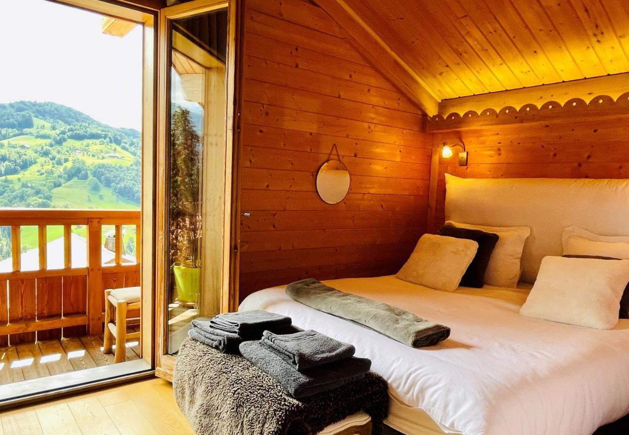 Le Paret Chambres D'Hotes De Charme & Spa Manigod Exterior foto