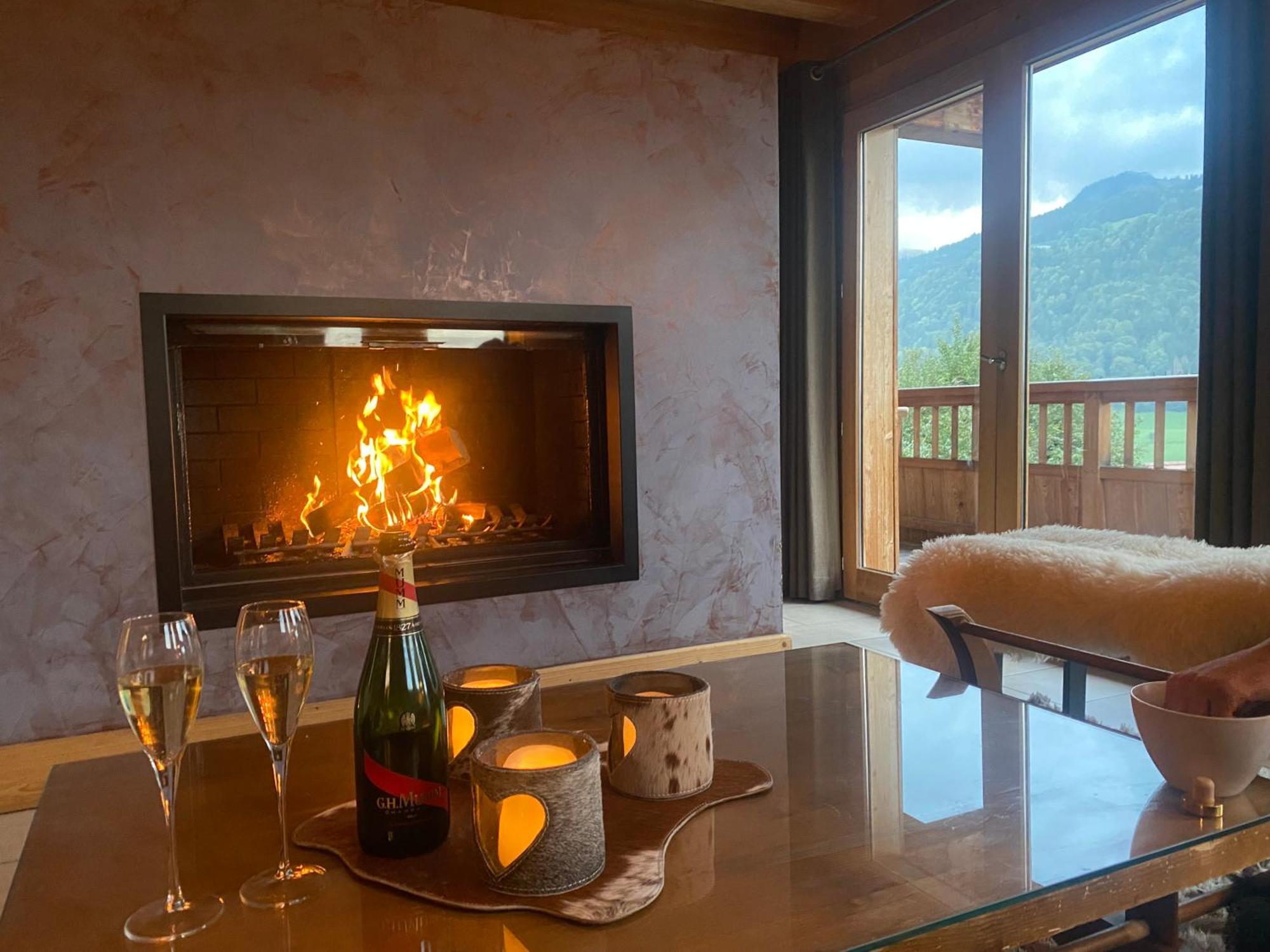 Le Paret Chambres D'Hotes De Charme & Spa Manigod Exterior foto